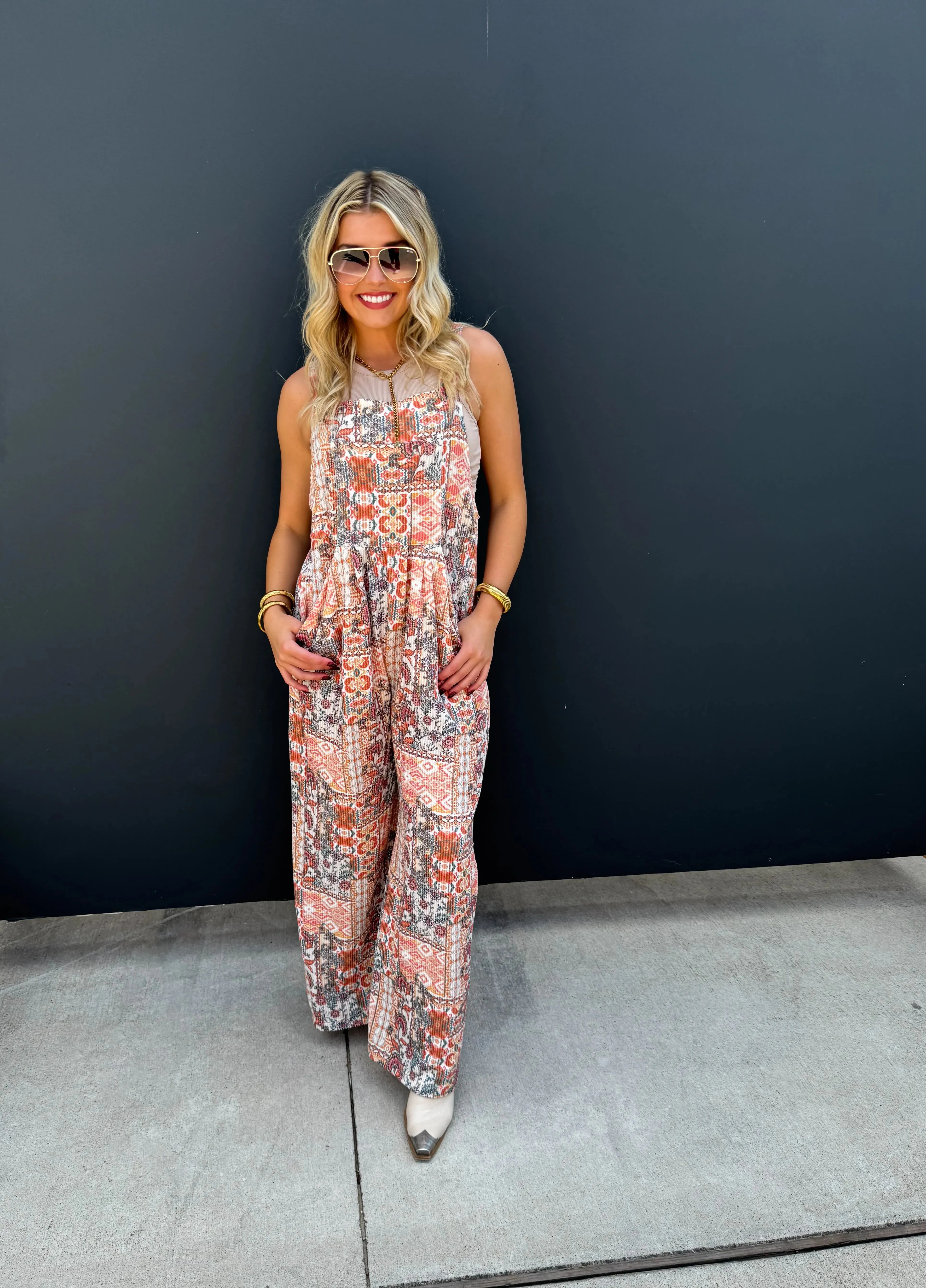 Cassidy Fall Boho Overalls by Blakeley